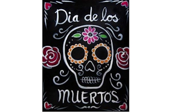 Paint Nite: Dia De Los Muertos Chalkboard